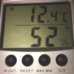 relative humidity after dehumidifier